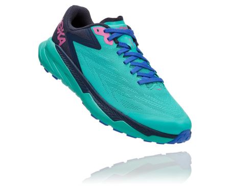 Hoka One One Zinal - Tenis Corrida Trilha Mulher Atlantis / Outer Space | PT-TJ5PxBq